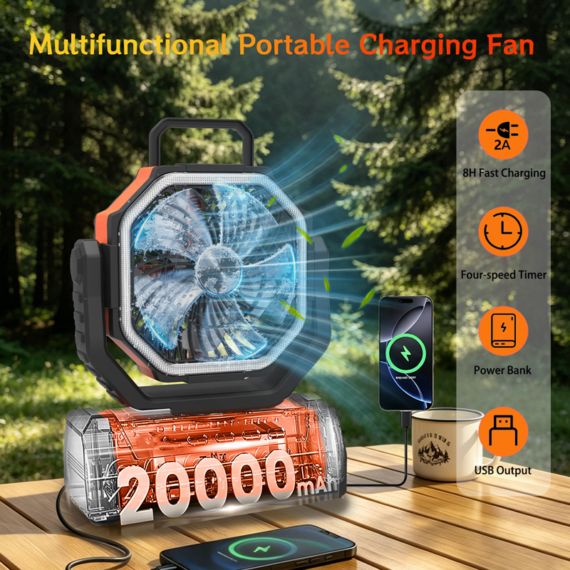 JC Portable Fans and Camping Fans OEM & ODM Supplier