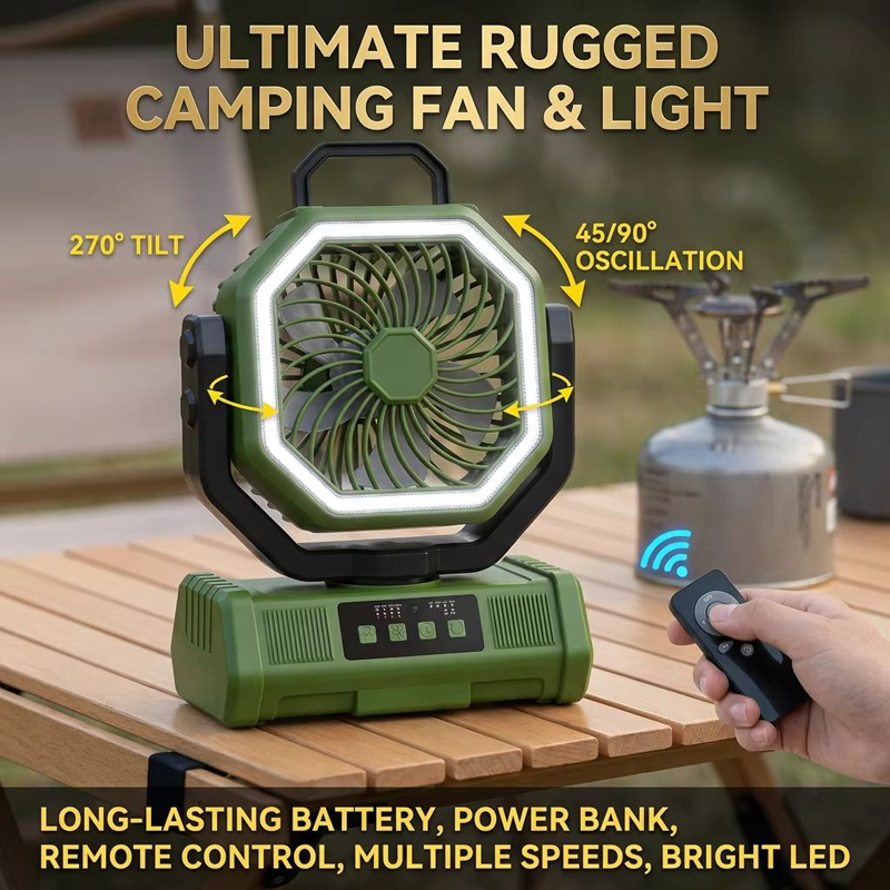 JC Portable Fans and Camping Fans OEM & ODM Supplier