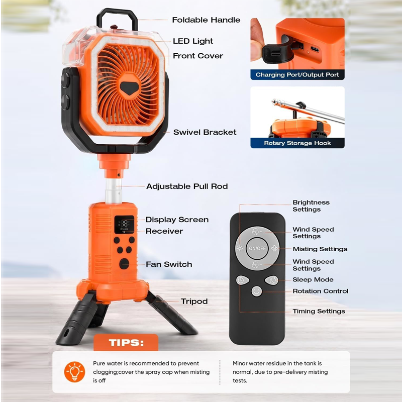 JC Portable Fans and Camping Fans OEM & ODM Supplier