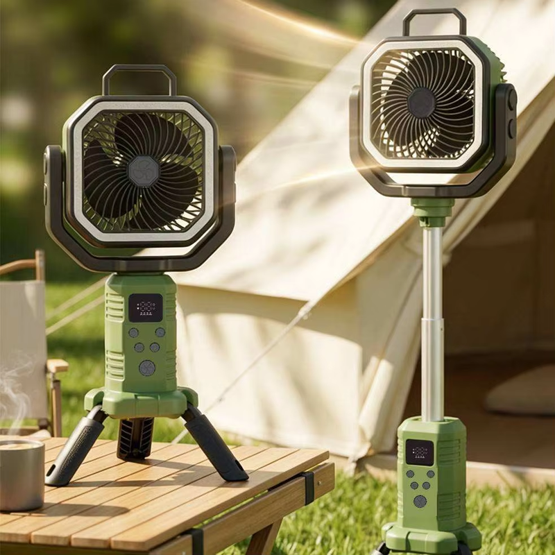 Wholesale Customized Camping Fan Telescopic Tripod LED Light 4 Speed for Outdoor Tent RV Patio Wholesale Customized Camping Fan Telescopic Tripod LED Light 4 Speed for Outdoor Tent RV Patio