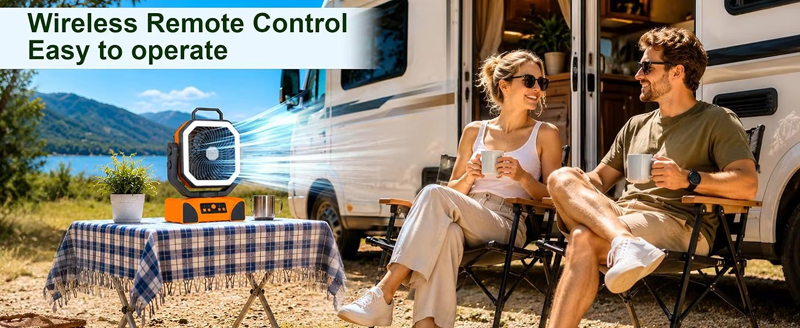 Wholesale Customized Camping Fan 40000mAh LED Light Remote 4 Speed Power Bank for Outdoor Tent RV Wholesale Customized Camping Fan 40000mAh LED Light Remote 4 Speed Power Bank for Outdoor Tent RV