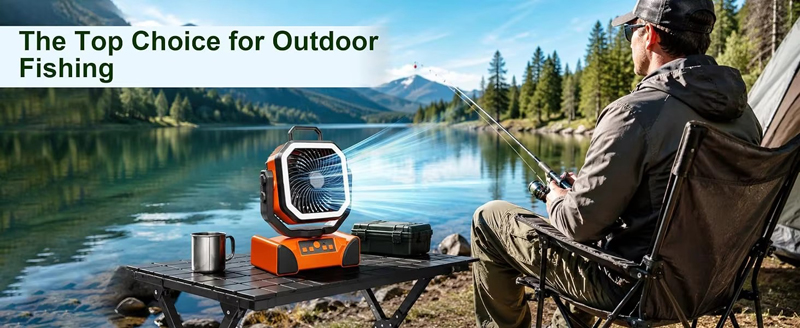 Wholesale Customized Camping Fan 40000mAh LED Light Remote 4 Speed Power Bank for Outdoor Tent RV Wholesale Customized Camping Fan 40000mAh LED Light Remote 4 Speed Power Bank for Outdoor Tent RV