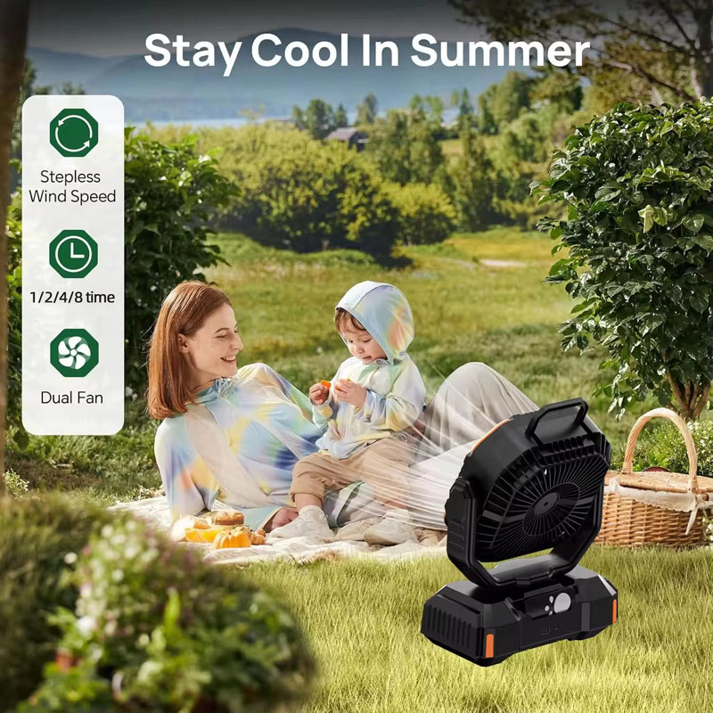 Bulk OEM Camping Fan 40000mAh Dual Motor LED Light Remote Power Bank for Outdoor Tent RV Bulk OEM Camping Fan 40000mAh Dual Motor LED Light Remote Power Bank for Outdoor Tent RV