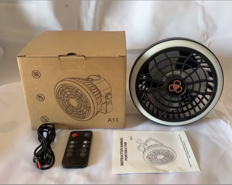Export Customized Camping Fan 10400mAh LED Ring Light Remote Power Bank for Outdoor Tent RV Export Customized Camping Fan 10400mAh LED Ring Light Remote Power Bank for Outdoor Tent RV