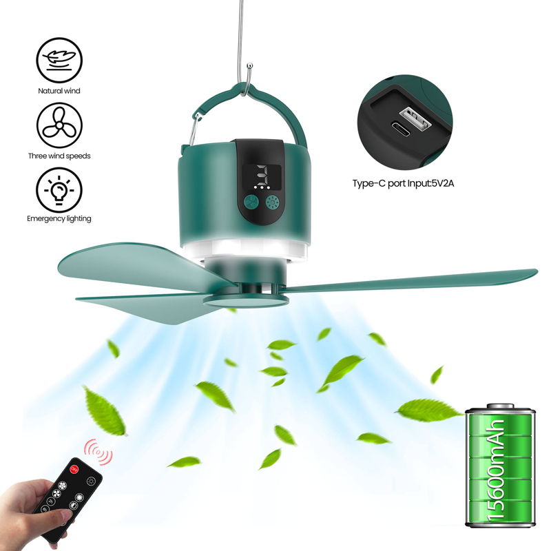 Bulk OEM Hanging Camping Fan 15600mAh LED Light Remote Timer for Outdoor Tent RV Car Bulk OEM Hanging Camping Fan 15600mAh LED Light Remote Timer for Outdoor Tent RV Car